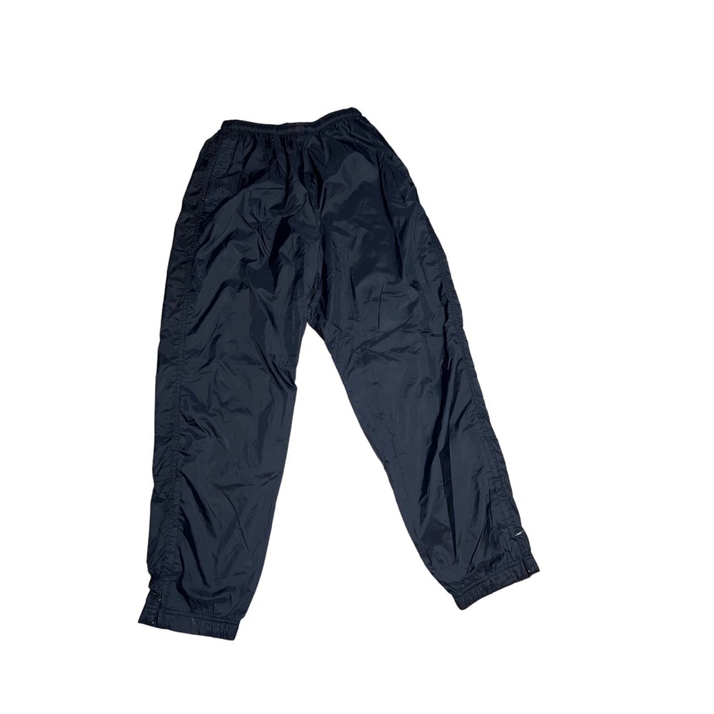 Vintage Black Nike  Y2K Trackpants Lined mens Large grey tag